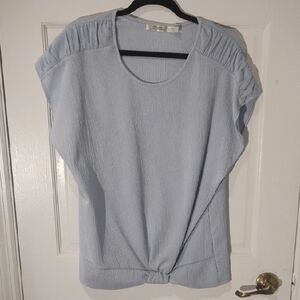 Cure. Elegant Light Blue Women's Blouse